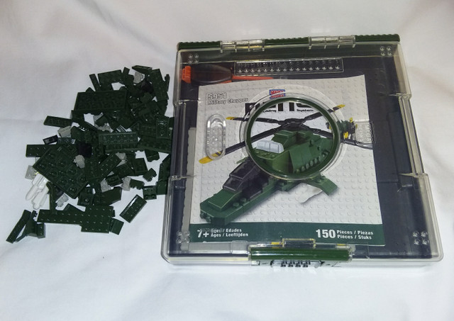 Mega Bloks Nano Military Chopper #5951 Set,2004,Lego Blocks in Toys & Games in Truro - Image 3