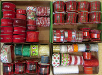 Ribbon for crafts, Large assortment, $5 per roll