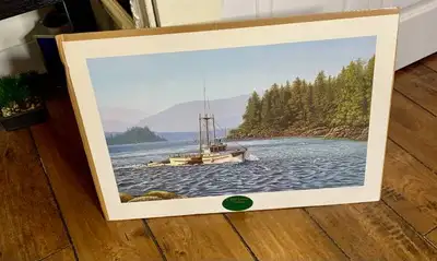 DEANNA BLEVINS - Through The Channel - Ltd Ed Print - Hand Signe, View more