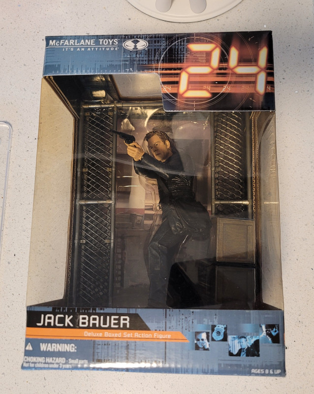 2007 Jack Bauer 24 Action Figure McFarlane Toys - NEW in Arts & Collectibles in Markham / York Region