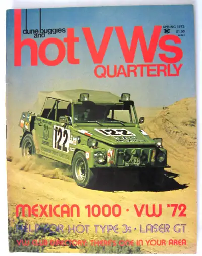 VINTAGE 1972 / 1973 DUNE BUGGIES & HOT VWs MAGAZINES..YOUR CHOICE..10$ EACH Magazines are in nice co...