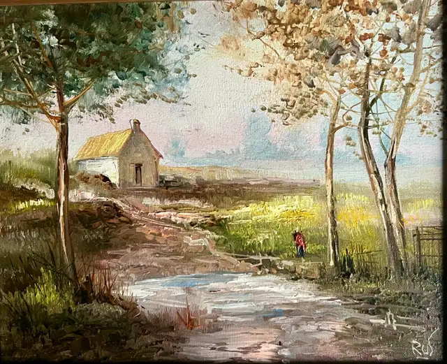 Original Oil on Canvas Painting in Arts & Collectibles in Gatineau - Image 3