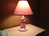 Lampe rétro ( vintage ) pour enfant.