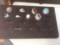 Rings - most size 8 and 9. One is a 7. 