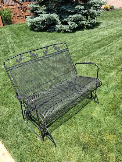 Wrought iron glidder, View more