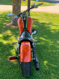 Hard tail chopper loud fast and mean