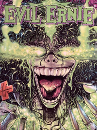 Evil Ernie Painted Glass Orb 2000 Chaos Comics 