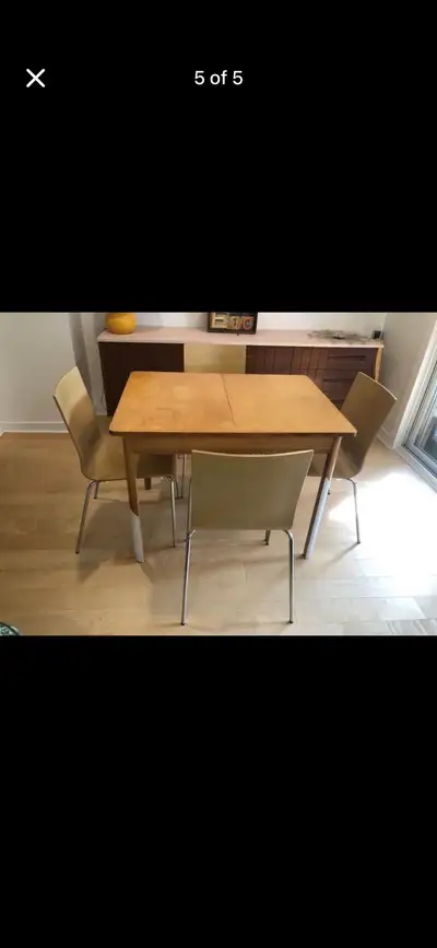 wood table and chairs, View more