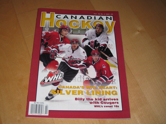 Canadian Hockey Magazine - WHL - Vol 25 No2 2001-02 dans Magazines  à Calgary