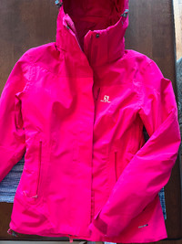 Manteau de ski Salomon rose