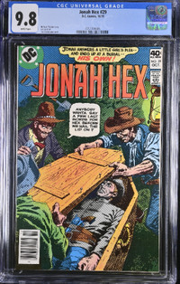Jonah Hex 29 CGC 9.8 WP 1979 Only 6 on Census in this Grade