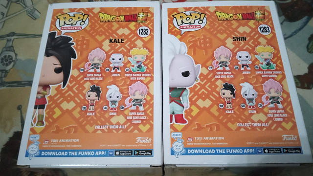 Figurines Funko Pop! Animation Dragon Ball Super Kale & Shin dans Art et objets de collection  à Ville de Montréal - Image 2