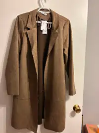 NEW - Long jacket - Luxe Ponte Camel Color