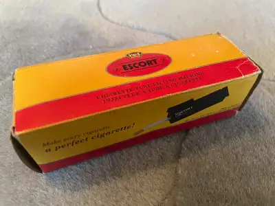 Authentic Escort Cigarette Roller Machine. One of the best known cigarette rollers ever constructed....