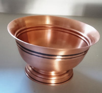 Vintage Fantasy Copperware Ltd. Copper Footed Bowl