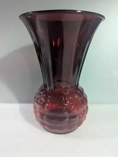 9" glass vase, View more