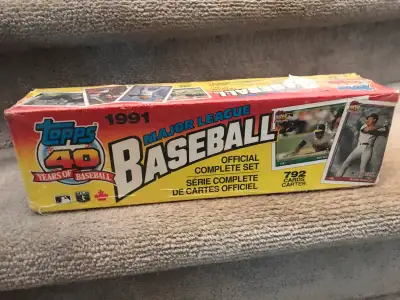 Topps 1991 Baseball Complete Factory Set, View more