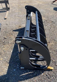 78" Hydraulic Skid Steer Root Rake