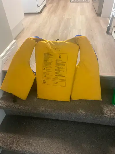 Like new seldom used life jackets, View more
