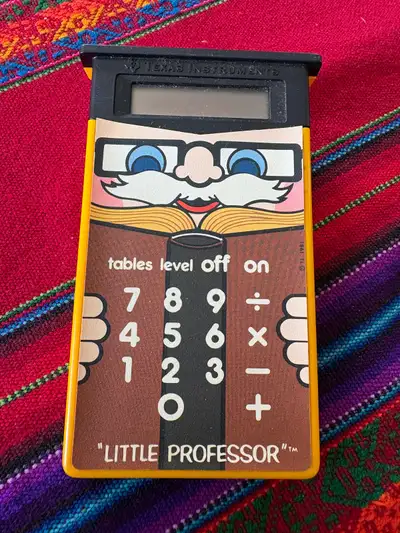 vintage Texas Instruments Little Professor calculator, View more
