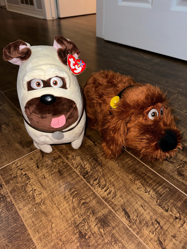 TY life of pets plushies- Mel (on left) duke sold in Toys & Games in Hamilton