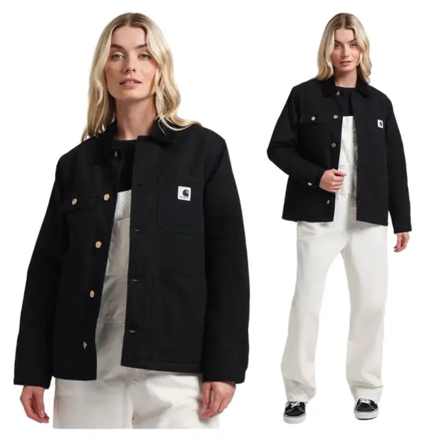 CARHARTT WORK IN PROGRESS BLACK IRVING JACKET SZ SMALL - BNWT in Women's - Tops & Outerwear in City of Toronto - Image 4