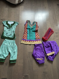 Two Indian Pakistani salwar suits for girls both for  $10 