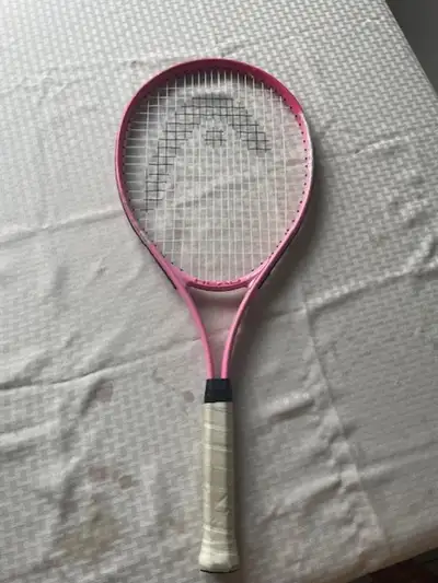 WOMEN'S TENNIS RACKET VERY GOOD CONDITION - HARDLY USED 27" FULL RACKET LENGTH 11" HEAD OF RACKET WI...