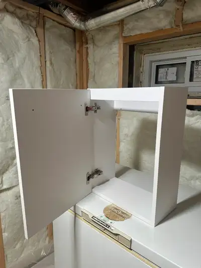 Glacier Bay Clarence 16-inch Wall Hung Bathroom Vanity *NO SINK*, View more