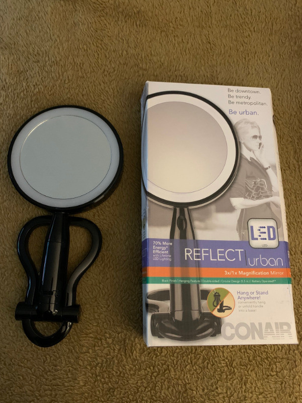 CONAIR LED TRAVEL MAKEUP MIRROR in Other in Moncton