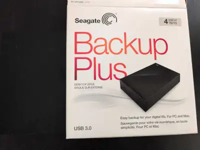 Seagate Backup Plus External 4tb desktop drive. , View more