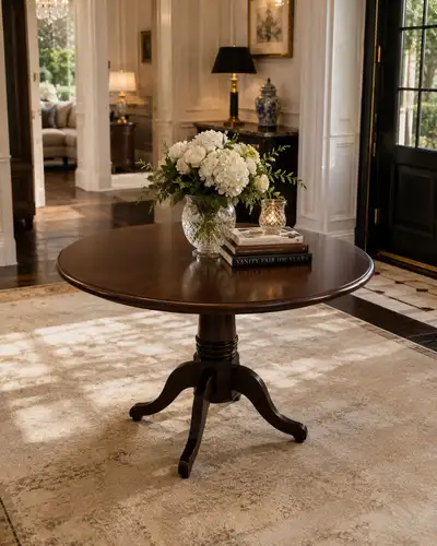 Round Pedestal Dining Table, View more