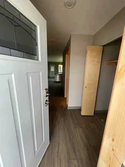 530 sq ft, 1 bedroom, 1 bathroom, legal ground level suite built in 2024. Includes two entrances, ow...