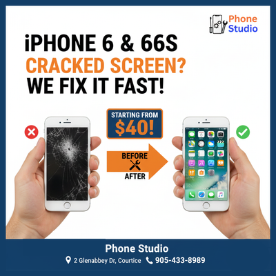 CRACKED iPHONE 6/6S? Fix it for LESS!, View more