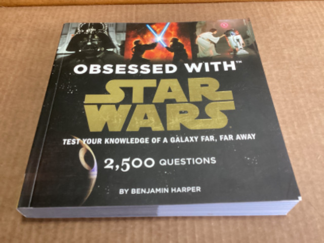 Obsessed With Star Wars Trivia Book. Like New in Fiction in Lethbridge