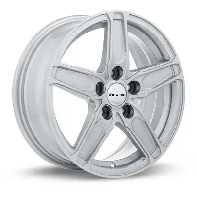 RTX SILVER FROST RIMS 18inches x 8 5 x 114.3 CB 66.1 FITS a lot of SUVs Mazda Honda Nissans