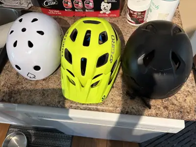 Bike parts and helmets , View more