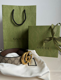 Womens Gucci Marmont Reversible Belt