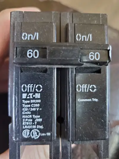 Eaton 60A BR260 style breaker, View more