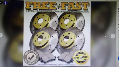 Set de frein pour les quatre roues neuf pour Nissan Juke 2012 a 2016 SV deux roues motrice encore da...