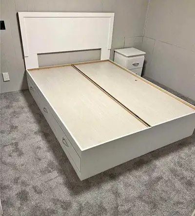 Ikea malm bed frame with mattress, View more