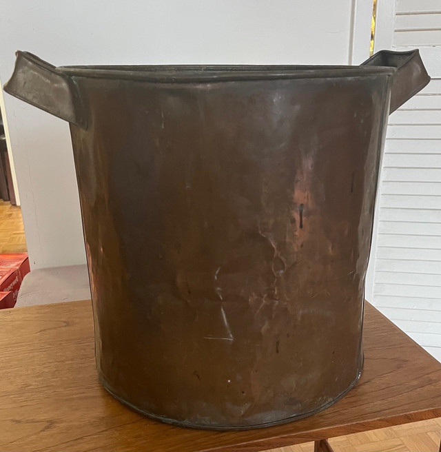 Grand pot de cuivre / copper  dans Art et objets de collection  à Ville de Montréal - Image 2
