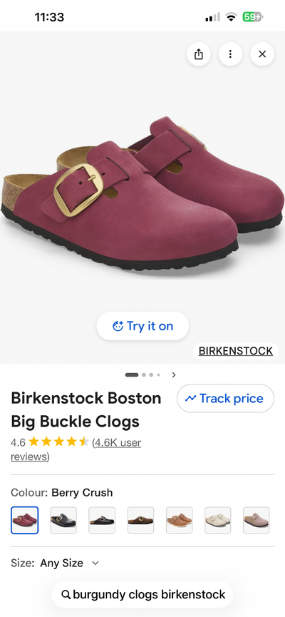 Open to 180 part trade off my 320 lot for Burg big buckle Birks, View more