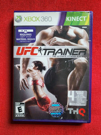 Kinect Xbox 360 "UFC Trainer: The Ultimate Fitness System" game