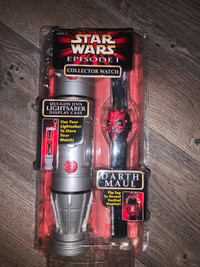 Brand new starwars episode 1 collectors watch Darth maul $30