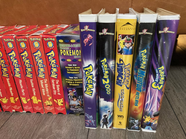Vintage 90s Pokemon VHS Lot Of 19 Trainer Video Pikachu VCR in CDs, DVDs & Blu-ray in Mississauga / Peel Region - Image 4