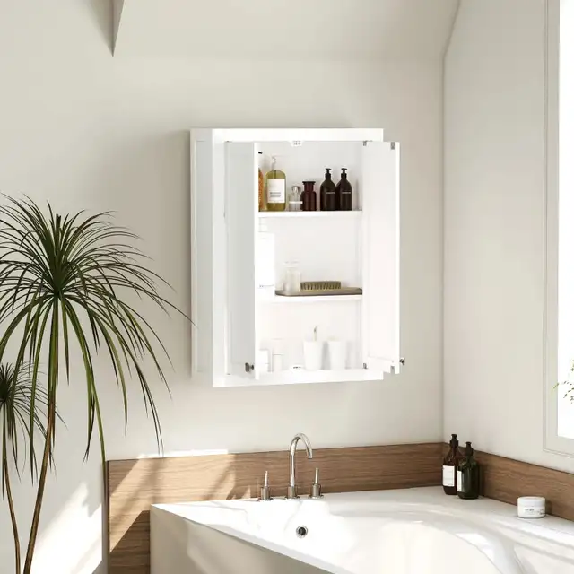 2 doors wall mounted Cabinet, Modern Bathroom Wall Cabinet in Home Décor & Accents in Markham / York Region - Image 8