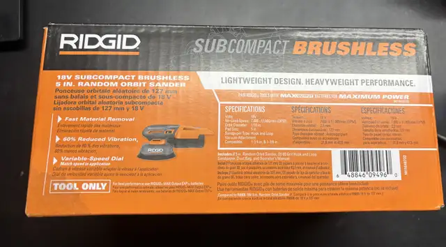 Ridgid sander in Power Tools in Calgary - Image 4