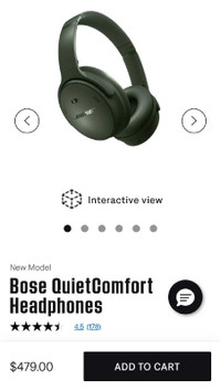 Bose QuietComfort Headphones - Crypress Green