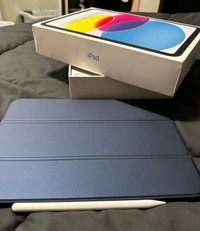 Apple 10.9-inch iPad - Blue (10th Gen) + Apple Pencil (USB-C)